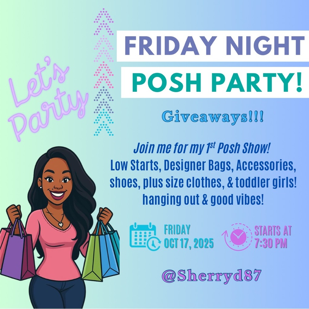 Friday Night Posh Party Invitation